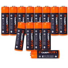 POWERKAN Rechargeable AA Battery Set (4/8pcs): 2100mAh 1.2V Ni-MH Batteries, Pre-Charged And Ready To Use, Stable And Long-Lasting Output - Ideal For Remote Controls, Clocks, Game Controllers, Microphones And Other Smart Devices - View 10