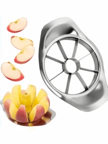 Stainless Steel Apple Slicer, Suitable For Cutting Apples And Pears (Silver) - Multicolor - View 7