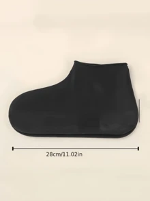 1 Pair Waterproof Shoe Covers, Waterproof & Wear-Resistant, Reusable Anti-Slip, Unisex, Durable, High Elasticity & Easy To Clean. Suitable For Rainy Days And Everyday Household Use.,Shoe Rack,Storage Saver,Outdoor,Garden,Travel Essential,Portable,Beach Essential,Graduation Season,Commencement,Graduation Ceremony,Graduation Gift,Graduation Present,Graduation Gift,Graduation Present,Congrats Grad,Congratulations Graduate,Valedictorian,Finish School,Graduation Party - One Size Fits All - View 4