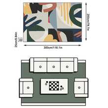 1pc Rug, Carpet, Area Rug, Doormat, Nordic Modern Luxury Creative INS Style - Beautiful Colorful Leaf Pattern Geometric Elements - Outdoor Carpet, Entryway, Balcony, Hallway, Outdoor, Patio, Living Room Etc., All Season Soft Machine Washable Carpet Mat, Home Decor - Multicolor - View 16
