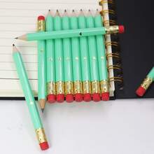 25 chiếc bút chì mini hình trái tim màu xanh lá cây và vàng kim, bút chì trò chơi tiệc cưới, bút chì mini, bút chì golf, bút chì đám cưới, quà tặng tiệc cưới - màu xanh lá - Xem 4