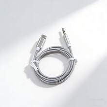 3.5 英尺 USB-C 转 AUX 音频线，Type-C 转 3.5mm 公头耳机音频插孔线/AUX 线/3.5mm 耳机车载音响线，比其他 USB-C 转 3.5mm AUX 音频线兼容性更好，兼容大多数 Type-C 手机，例如 17/16/15 Promax - 彩色 - 查看 11