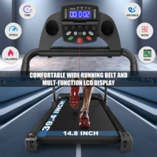Folding Treadmill With Handle Bar, 300 LBS Weight Capacity, Portable Walking Pad Treadmills For Home,APP Control,2.5HP - View 8