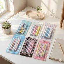 SANRIO 【三丽鸥系列热销】36支装三丽鸥按动式中性笔，办公学习两用 - 礼品奖励，课堂奖品 - 完美礼物 - 多色 - 查看 7