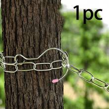1pc Multifunctional Stainless Steel Chain, Thickened Stainless Steel Chain Hanger For Outdoor Clothes Drying, Home Use - Silver - View 7