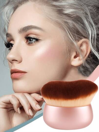 Cọ trang điểm toàn thân cỡ lớn chuyên dụng cho kem làm nâu da, trang điểm chân và tán phấn bronzer, đầu cọ Kabuki rộng 75mm giúp tán đều và đẹp hơn, cọ trang điểm mặt và lưng hình oval, dùng được cả khô và ướt.