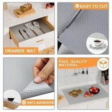 Brodark EVA Anti-Moisture Mat, Heat Insulation Table Mat, Cabinet Drawer Liner, Waterproof Non-Slip EVA Kitchen Mat, Customizable Size - View 11