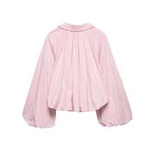 Áo khoác bomber tay phồng thời trang nữ Camellia mới về, kiểu dáng Châu Âu và Mỹ, màu hồng thu đông/xuân. - Hồng - Xem 10