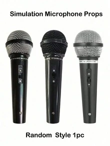 塑膠仿真麥克風，適用於表演、慶祝活動、演講練習、拍照拍攝 - 多色 - 查看 8