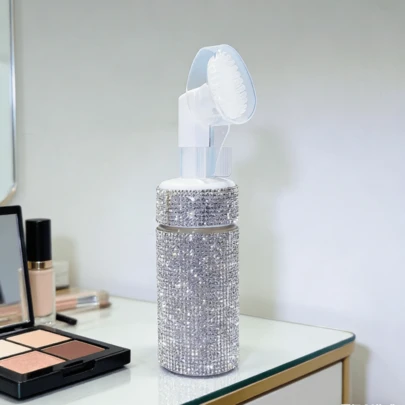 Bộ chai tạo bọt có vòi bơm, bình tạo bọt tự động cho sữa tắm và dầu gội, chai bơm có nhũ, chống rò rỉ và chống trượt, chai có thể tái sử dụng tại nhà và khi đi du lịch, tạo bọt siêu mịn.