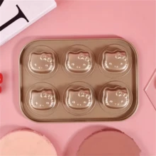 SANRIO 1件套不粘烘焙模具，金属材质，可用于制作饼干、甜甜圈、蛋糕、曲奇和贝果，满足基本厨房需求，是生日礼物、情人节礼物、婚礼礼物、旅行配件、母亲节礼物、厨房用品和餐厅用品的理想之选。 - 彩色 - 查看 1