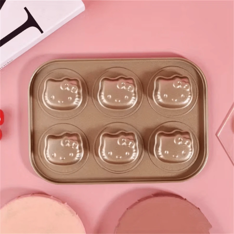 SANRIO 1件套不粘烘焙模具，金属材质，可用于制作饼干、甜甜圈、蛋糕、曲奇和贝果，满足基本厨房需求，是生日礼物、情人节礼物、婚礼礼物、旅行配件、母亲节礼物、厨房用品和餐厅用品的理想之选。 - 彩色 - 查看 1