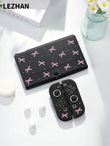 Ốp bảo vệ Switch màu hồng pastel, họa tiết chấm bi, túi đựng, phù hợp cho Switch2 (2025)/Switch OLED/Switch NS/Lite, phụ kiện chơi game Switch thế hệ thứ 2 mới, vỏ bảo vệ cho máy chơi game phiên bản pin mở rộng, món quà tốt nhất cho người chơi SWITCH. - Nhiều màu - Xem 12