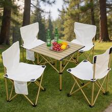 Mesa plegable de exterior tipo waffle / Mesa de picnic portátil / Mesa de puesto ajustable en altura / Color aleatorio - Multicolor A - Ver 2