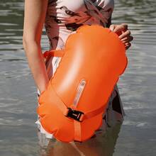 1PC PVC Inflatable Swim Buoy With Tow Float, Adjustable Waist Belt, For Swimmers Triathletes Divers - Multicolor - View 5