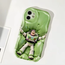 Disney.‌ What Plush Woody And Buzz Lightyear Patterned Phone Case Featuring An Iconic Space Explorer Design. Compatible With IPhone 17, 16, 15, 14, 13, 12, And 11 Pro Models. Made Of Flexible TPU With Shockproof Protection. Perfect As A Gift For Family, Friends, Birthdays, Holidays, And Special Occasions. - 白色 - 查看 5