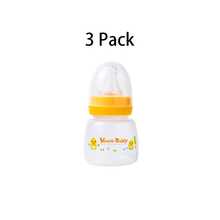 Bình sữa mini PP 60ml cho trẻ sơ sinh, chống đầy hơi, đường kính 3.5cm, núm vú silicon mềm, kèm nắp đậy, dành cho trẻ sơ sinh và trẻ nhỏ. - Nhiều màu - Xem 9