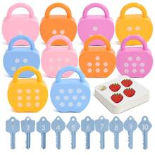 Children's Learning Lock With Keys, Digit Matching & Counting, Preschool Educational Toy, For Boys & Girls, Learning Game, Gift - Multicolor - View 8