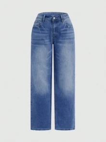 Quần jean nữ denim có thể giặt được - Mẫu quần thời trang thường ngày đa năng cho mùa xuân - Rửa tối - Xem 4