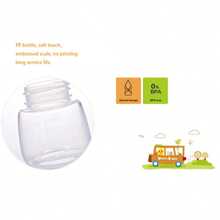Bình sữa mini PP 60ml cho trẻ sơ sinh, chống đầy hơi, đường kính 3.5cm, núm vú silicon mềm, kèm nắp đậy, dành cho trẻ sơ sinh và trẻ nhỏ. - Nhiều màu - Xem 4