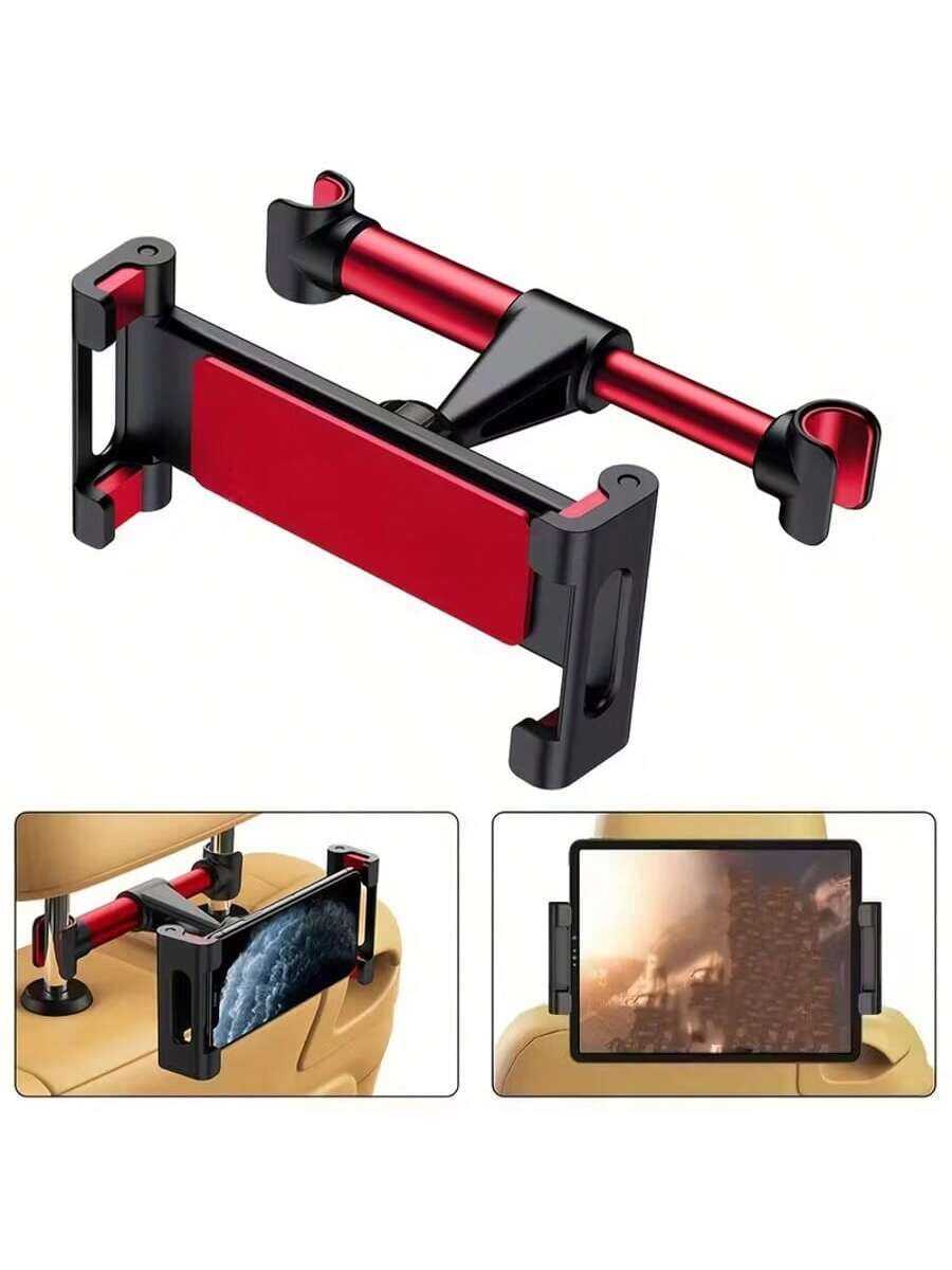 Homonth Adjustable Headrest Mounted Car Backseat Phone/Tablet Holder, Multifunctional Backseat Bracket, Slouchy Person Creative Bracket, Essential For Self-Driving, Suitable As Gift For Drivers, Various Styles Available - View 1