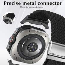 Stretchy Braided Bands Compatible With Samsung Galaxy Watch 8 Band 40mm 44mm/Galaxy Watch 8 Classic 46mm, Elastic Nylon Wristband Sport Strap For Galaxy Watch Ultra 2025 47mm Women Men - Galaxy Watch Ultra - View 2