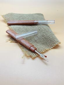 Large Brown Seam Ripper Tool, Smooth Cutting Lint Remover, Suitable For DIY Fabric Projects, Clothing Repair, Sewing And Daily Needlework - Brown Suture Remover - View 3