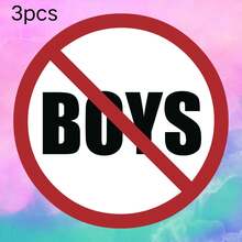 NO BOYS, Stiker Pernyataan "Tolak Laki-Laki" - Stiker Vinyl Tahan Air - Permukaan Matte Tahan Lama, Stiker Bumper Perekat Diri, Cocok untuk Mobil, Jendela, Laptop, Truk, Botol Minum - Desain Tahan Lama Serbaguna, Stiker Mobil - vinil - View 10