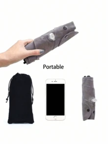 1pc Foldable Travel Pillow, Lightweight & Portable, Suitable For Car, Plane, Cruise - First Neck Pillow With Arm Strap! Supports Head, Body And Arm, Provides Inclined Support. Create Perfect Balanced Sleep System Anytime, Anywhere! - Multicolor - View 5