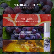 1pc Grape Fragrance Long-Lasting Fresh Air Freshener Emits A Subtle Aroma. Its Exquisite And High-End Design Showcases Elegant Charm, Enhancing Your Charm. It Combines The Fragrance Of Natural Grapes, Jasmine, Grapefruit And Other Flowers And Fruits, And Can Be Used To Purify The Air - Multicolor - View 2