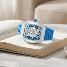 2026 New Men's Quartz Watch, 44mm Large Dial, 30M Water Resistant, Silicone Strap, Couple's Gift - one-size - View 9