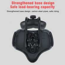 Ultra-Comfortable Bicycle Seat Featuring A Wide Design And Back Support, Ergonomically Crafted, Height Adjustable, Ideal For E-Bikes, Tricycles, And Larger Bicycles - Suitable For All Genders - Black - View 6