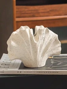 1pc Vintage Ginkgo Leaf Artistic Flower Pot, Suitable For Decorating Living Room And Study - A - View 10