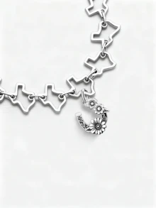 1 chiếc mặt dây chuyền hình thỏ hoa mùa xuân bằng bạc sterling 925 đơn giản và độc đáo, mặt dây chuyền tự làm hình thỏ, trang sức tinh tế làm quà tặng cho phụ nữ hoặc nam giới. - tập trung - Xem 3