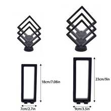 3D透明悬浮展示框，多功能大型奖牌、徽章、印章悬挂框（黑色） - 展示盒 - 查看 3
