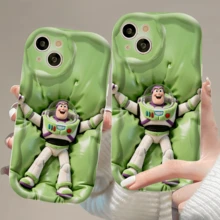 Disney.‌ What Plush Woody And Buzz Lightyear Patterned Phone Case Featuring An Iconic Space Explorer Design. Compatible With IPhone 17, 16, 15, 14, 13, 12, And 11 Pro Models. Made Of Flexible TPU With Shockproof Protection. Perfect As A Gift For Family, Friends, Birthdays, Holidays, And Special Occasions. - 白色 - 查看 1