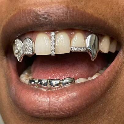 Bộ 3 phụ kiện giả sừng đính đá Zirconia, kiểu dáng thời trang và độc đáo, phù hợp cho cả nam và nữ, phụ kiện lễ hội vui nhộn.