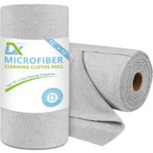 75 Pieces Of Ultra-Fine Fiber Cleaning Cloth - Super Absorbent Reusable Cleaning Cloth, 12 "X12" Scratch Resistant And Hairless, Suitable For Cars, Kitchens, Homes, Bathrooms, Offices - Multi-Purpose Cleaning Products, Multifunctional Cleaning Cloth, Textured Surface Cloth - 灰色 - 查看 1