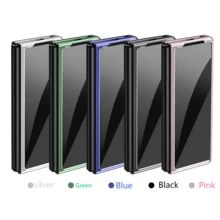 Ốp điện thoại siêu mỏng mạ điện, ốp điện thoại trong suốt, thiết kế tối giản, phù hợp với Galaxy ZFold3/Fold4/Fold5/Fold6/Fold7/Flip3/Flip4/Flip5/Flip6/ - Nhiều màu - Xem 8