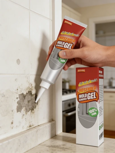 JAYSUING Multi-Purpose Mold Removal Gel, Suitable For Walls, Bathrooms, Kitchens, Tiles, Washing Machines, Crevices, Refrigerators, Washing Machines, Silicone Seals, Windows And Other Household Areas