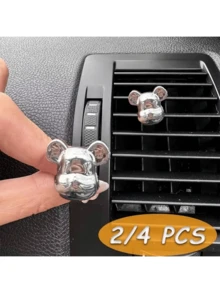 Bộ 2/4 kẹp hình trái tim gắn cửa gió điều hòa ô tô, kẹp khử mùi dễ thương, phụ kiện ô tô, không mùi - Chỉ dùng để trang trí, phụ kiện kẹp cửa gió | Thiết kế ngộ nghĩnh | Kẹp nhẹ, quà tặng mùa xuân/hè đáng yêu, phụ kiện ô tô xinh xắn - Nhiều màu - Xem 6