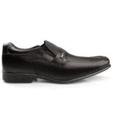 Kit 4x1 Rafarillo Men's Dress Shoes In Comfortable Leather, New Release, For Weddings And Work + Belt + Socks + Shoehorn, Original Mahogany Black Footwear 45030 - 黑色 - 查看 2