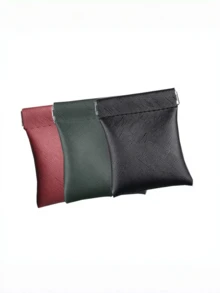 1个男女通用零钱包，PU皮革耳机钥匙扣钱包，新奇迷你零钱袋 - 彩色 - 查看 9