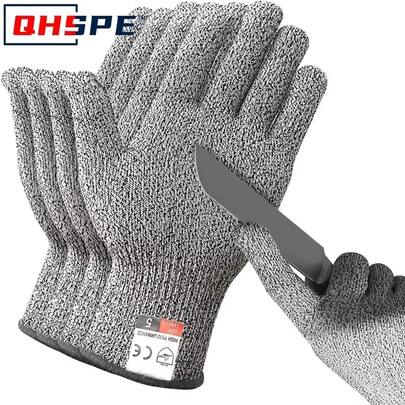 2pcs/Set Heat Resistant Oven Gloves, Suitable For Grilling, Baking, Frying, Boiling, Seamless Elastic Fabric, Double-Layer Insulation, Lightweight Kitchen Gloves For Indoor And Outdoor Use