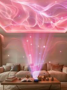 LED Rotating Star Projector, USB Operated With Remote. 16 Colorful Light Modes. Ideal For Indoor Decoration, Parties, Weddings And Valentine Gifts. - Black - View 10