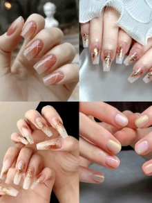 1/2/4/6支装 7针美甲勾线笔 美甲工具，条纹美甲绘图笔 银色不锈钢手柄 可弯曲针头 超细线条美甲刷，蜘蛛胶美甲工具 美甲线条绘制工具，美甲用品，美甲工具，美甲艺术工具，返校季，美甲，美甲工具（适用于贴片式美甲） - 彩色 - 查看 7