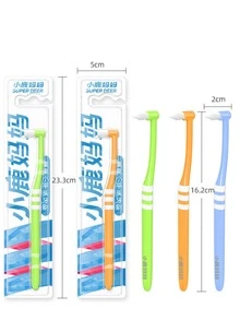 Bàn chải kẽ răng nhọn, bàn chải làm sạch chỉ nha khoa, đóng gói đơn, bàn chải làm sạch chỉnh nha, bàn chải vệ sinh răng miệng, làm sạch răng, sức khỏe răng miệng - Nhiều màu - Xem 8