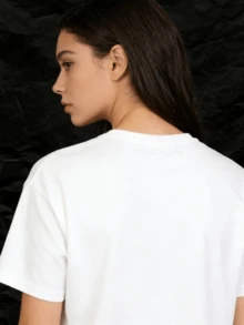 MenS 180g Pure Cotton Business Casual TShirt Silent Pacts Hand Gesture Art Print RoundNeck ShortSleeves Versatile For Bu - trắng - Xem 6