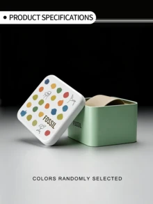 Đồng hồ Fossil nam, máy quartz, vỏ thép không gỉ, ba kim, mặt kính. - Đen + xanh đậm - Xem 7