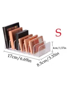 1pc Clear Vanity Cosmetic Storage Box, Can Store Perfumes, Aromatherapy Products, Nail Polish. Multi-Layer Trapezoidal Makeup Display Stand, Suitable For Beach, Bathroom And Bedroom Series. Large Capacity, Suitable For Home Decoration And As A Gift. - Clear - View 11